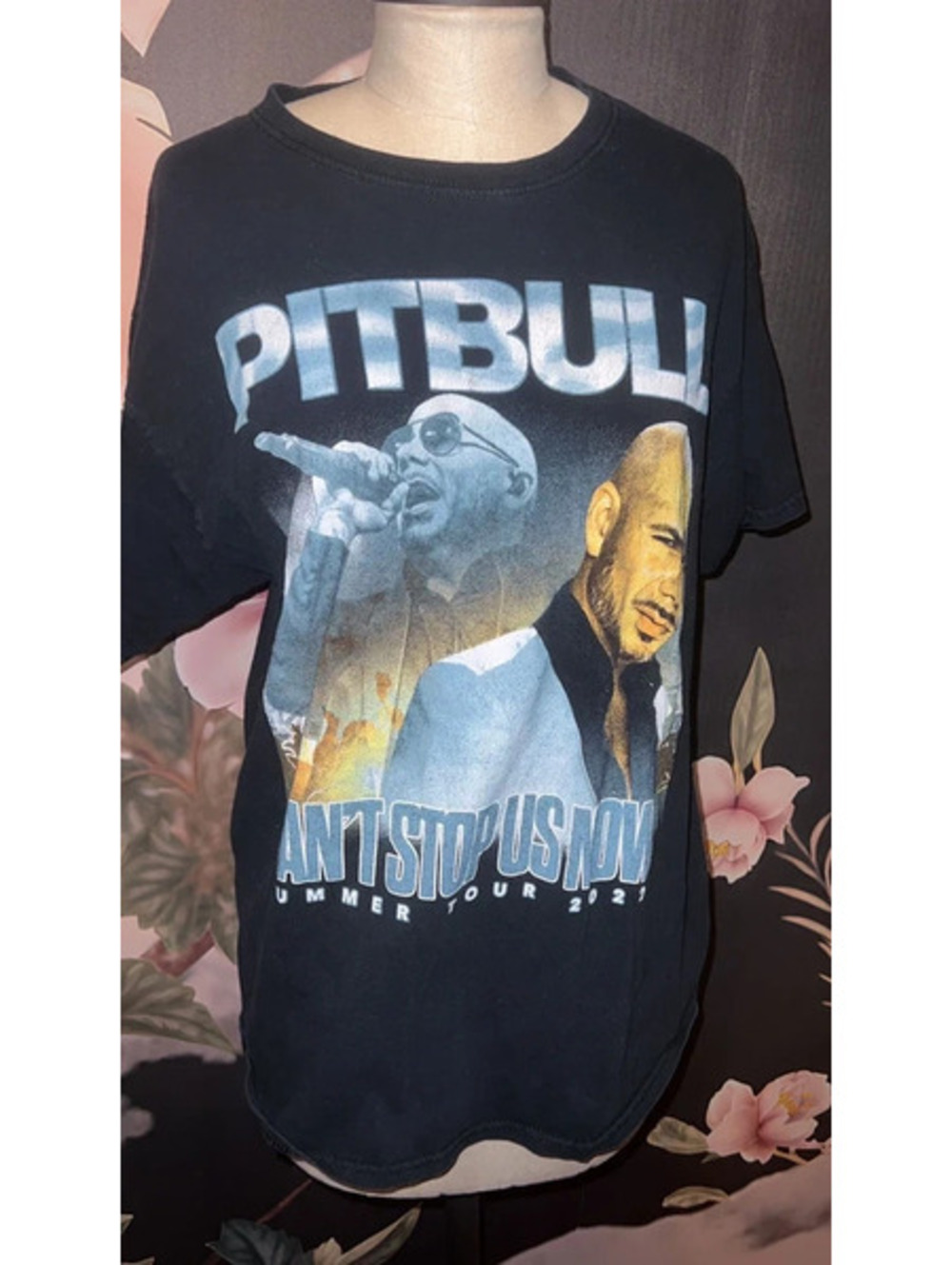 Pitbull 2022 Can't Stop Us Now Tour T-shirt